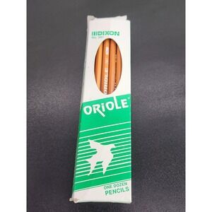 VINTAGE DIXON PENCILS NOS BOX OF 11 NO. 287 ORIOLE MODEL NO. 2 LEAD